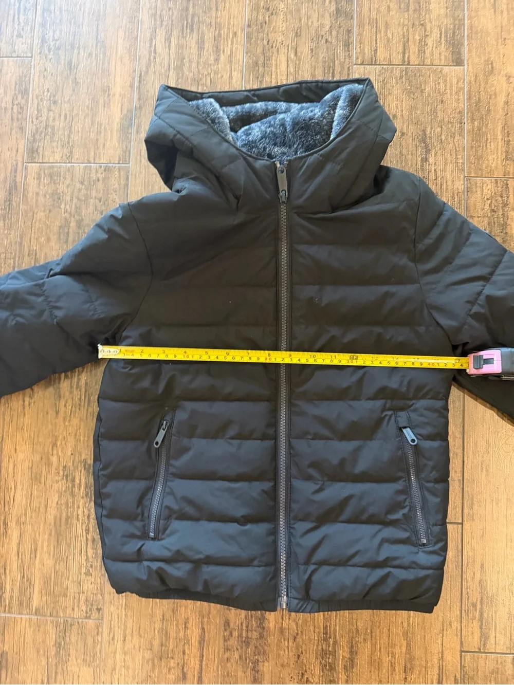 Abercrombie Kids  black Puffer Jacket 9/10